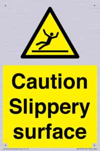 WV5503: Caution Slippery surface
