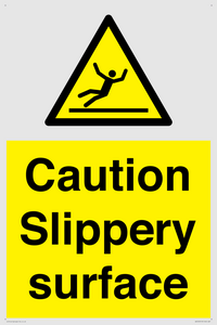WV5503: Caution Slippery surface