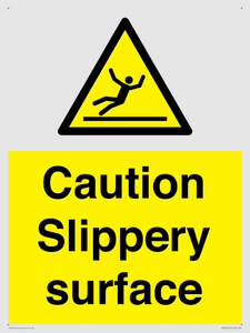 WV5503: Caution Slippery surface