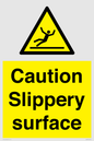 WV5503: Caution Slippery surface