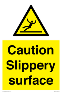 WV5503: Caution Slippery surface