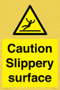 WV5503: Caution Slippery surface