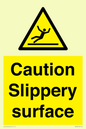 WV5503: Caution Slippery surface