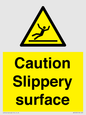 WV5503: Caution Slippery surface