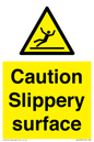 WV5503: Caution Slippery surface
