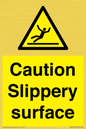 WV5503: Caution Slippery surface