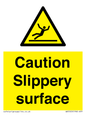 WV5503: Caution Slippery surface