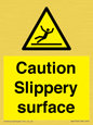 WV5503: Caution Slippery surface