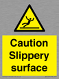 WV5503: Caution Slippery surface