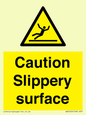 WV5503: Caution Slippery surface