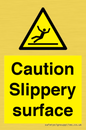 WV5503: Caution Slippery surface