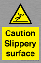 WV5503: Caution Slippery surface