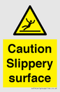 WV5503: Caution Slippery surface