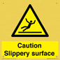 WV5503: Caution Slippery surface