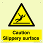 WV5503: Caution Slippery surface