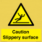 WV5503: Caution Slippery surface