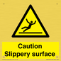 WV5503: Caution Slippery surface