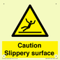 WV5503: Caution Slippery surface