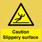 WV5503: Caution Slippery surface