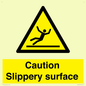 WV5503: Caution Slippery surface