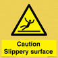 WV5503: Caution Slippery surface