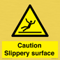 WV5503: Caution Slippery surface