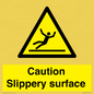 WV5503: Caution Slippery surface