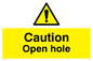 WV5512: Caution Open hole