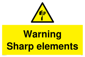 WV5574: Warning Sharp elements