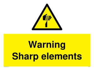 WV5574: Warning Sharp elements