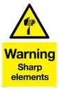 WV5574: Warning Sharp elements
