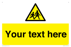 WV5584: Custom Warning children Sign
