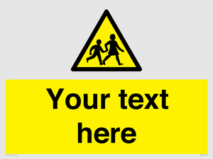WV5584: Custom Warning children Sign