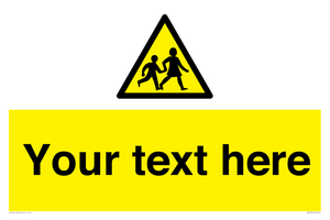 WV5584: Custom Warning children Sign