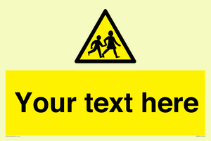 WV5584: Custom Warning children Sign