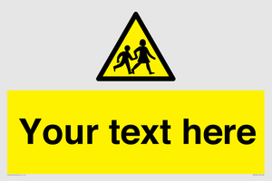 WV5584: Custom Warning children Sign