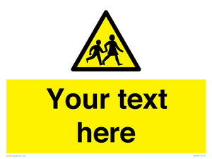 WV5584: Custom Warning children Sign
