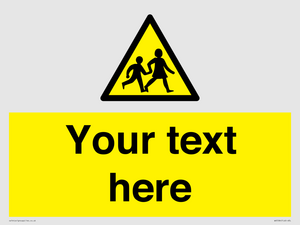 WV5584: Custom Warning children Sign