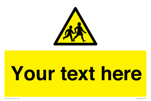 WV5584: Custom Warning children Sign