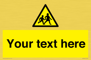 WV5584: Custom Warning children Sign