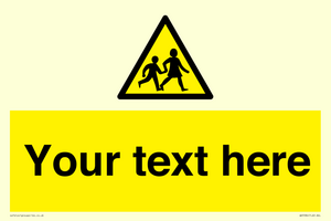 WV5584: Custom Warning children Sign