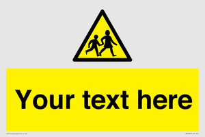 WV5584: Custom Warning children Sign