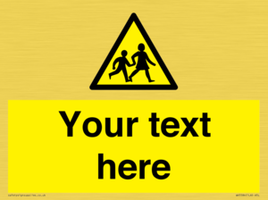 WV5584: Custom Warning children Sign