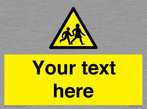 WV5584: Custom Warning children Sign