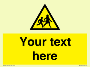 WV5584: Custom Warning children Sign