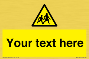 WV5584: Custom Warning children Sign