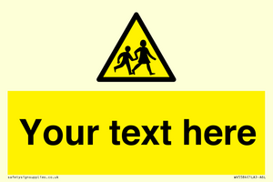 WV5584: Custom Warning children Sign