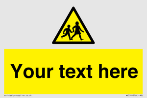 WV5584: Custom Warning children Sign