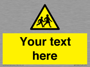 WV5584: Custom Warning children Sign