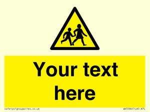 WV5584: Custom Warning children Sign